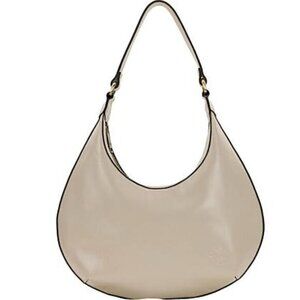 Patricia Nash COCO Crescent Hobo Bag CHALK WHITE nwt
